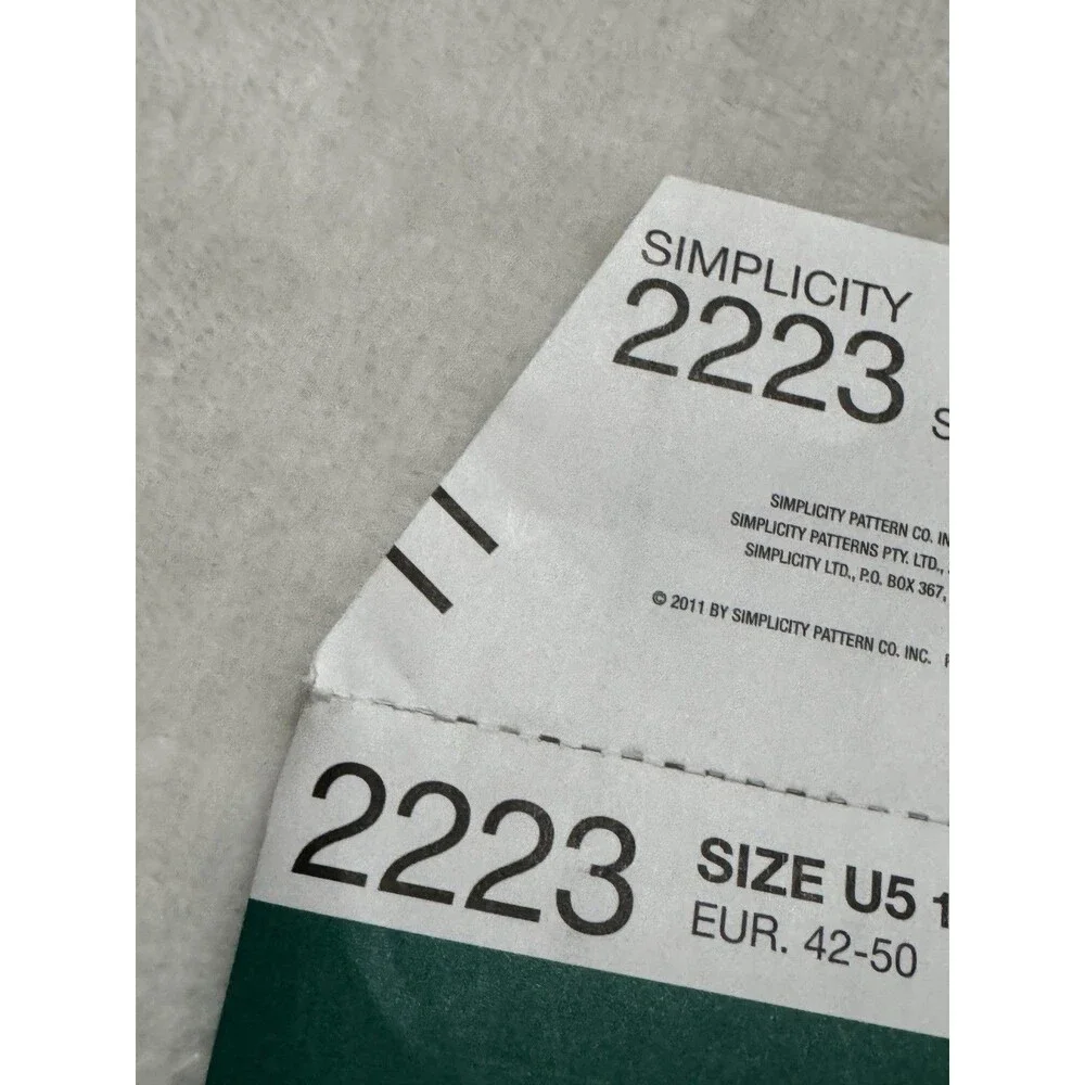 Simplicity Sewing Pattern 2223 Misses Jacket Top Plus Sizes 16-24 Pockets